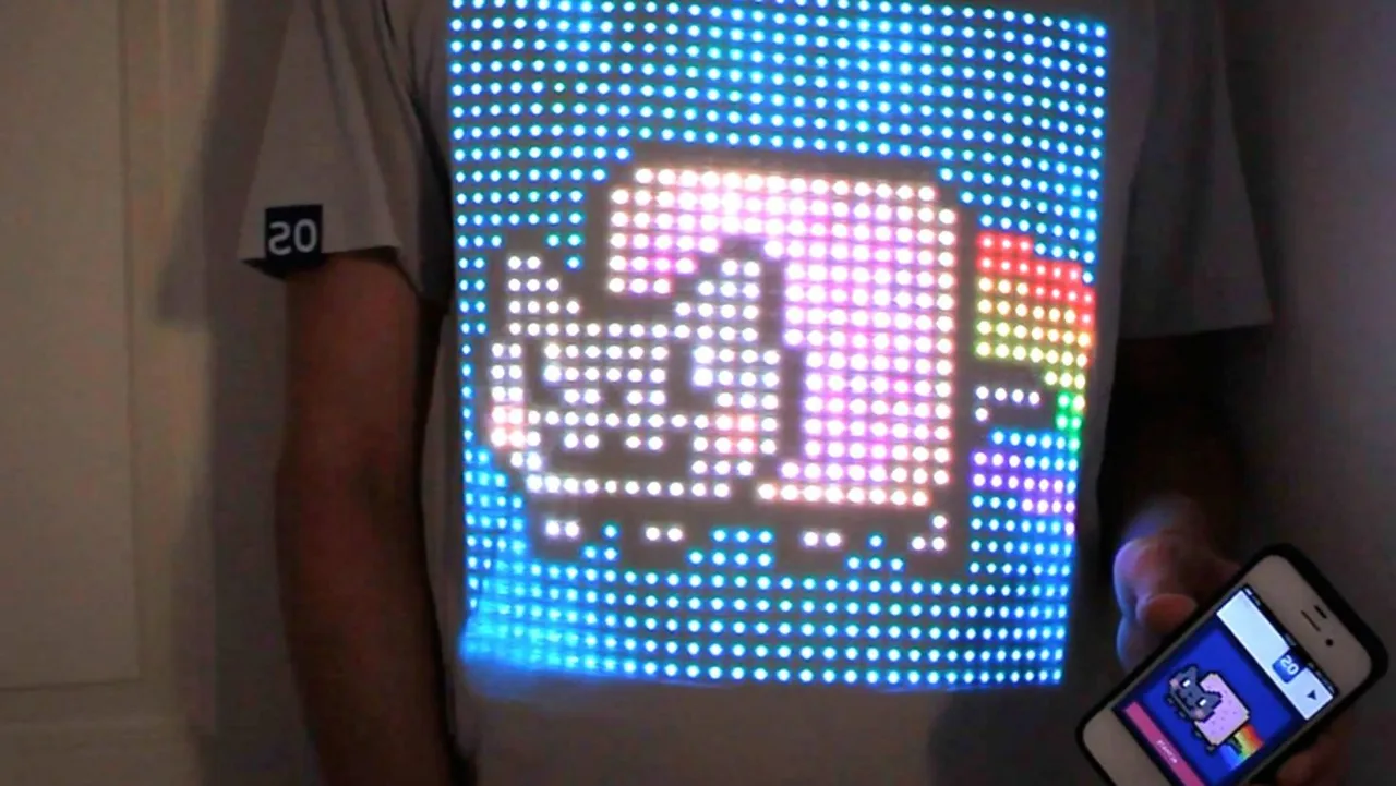 tshirtOS: the future only a pixel away