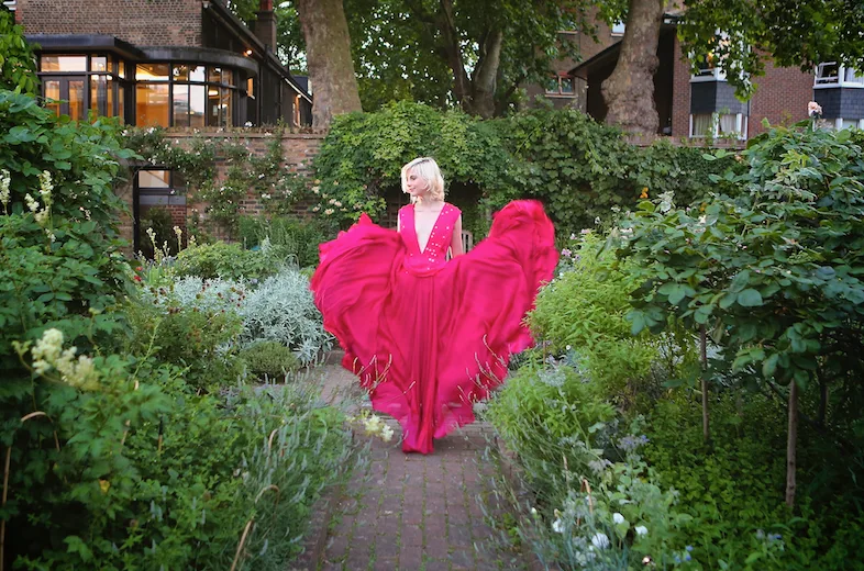 Fashion becomes tinged with pink