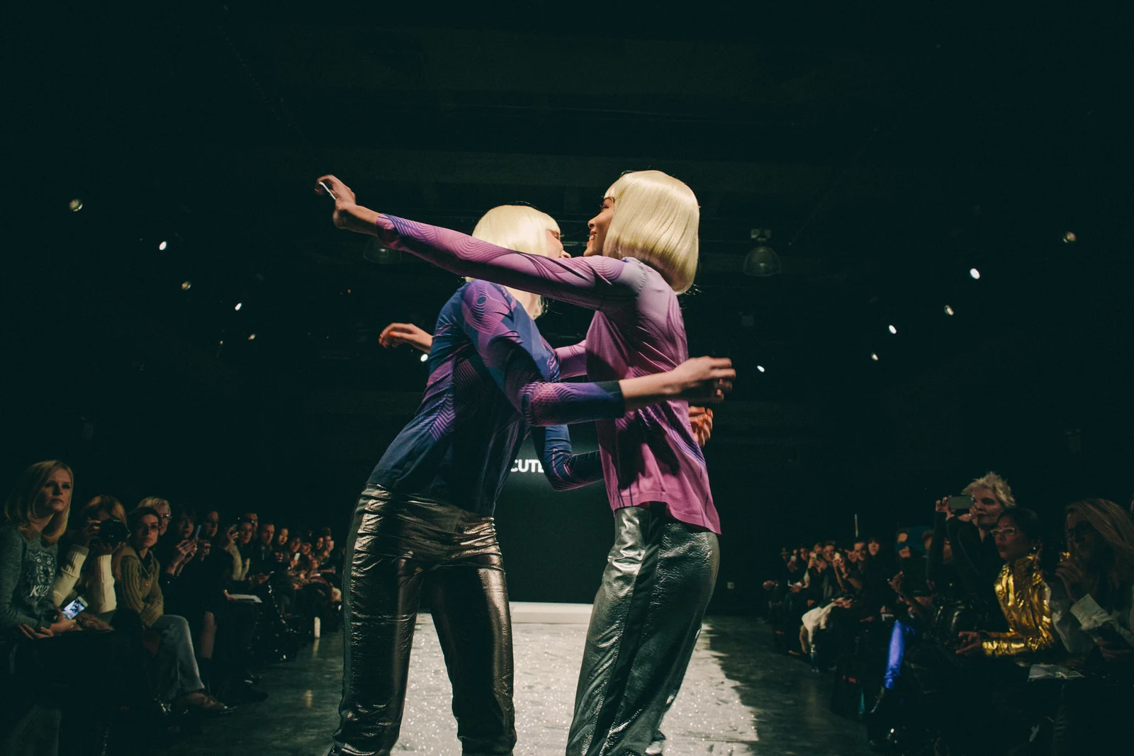 HugShirts on the CuteCircuit runway