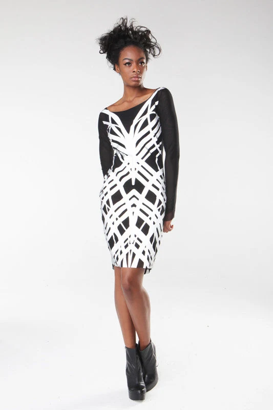 Reflective Alien Dress