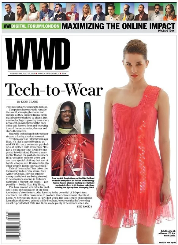 WWD / K-Dress cover and feature