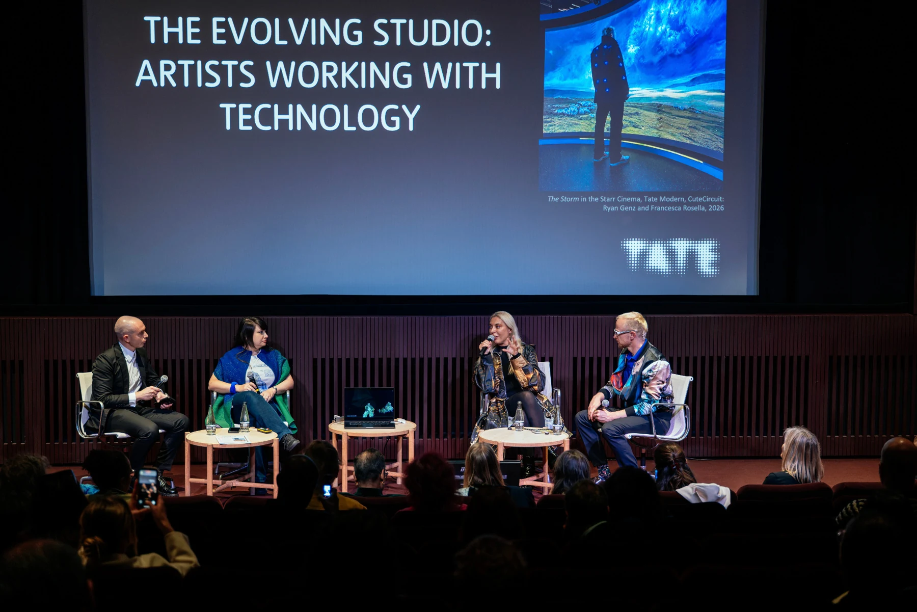 Panel conversation during The Evolving Studio at Tate Modern
